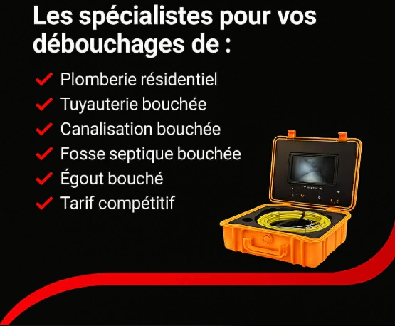 Débouchage plomberie / Débouchage d’égout Saguenay / Déracinage-Inspection-Refoulement d’égout photo 5